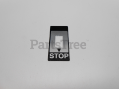 Echo 89015412330 Stop Decal - image 1