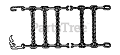 Snapper E 8265 (80868) - Snapper 26" Snow Thrower, 8hp Tire Chain Kits For Snow Hog Tires