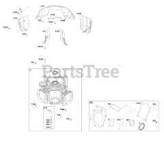 Briggs & Stratton 61E877-0112-J1 - Briggs & Stratton Vertical Engine Cylinder Group