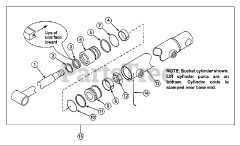 Simplicity 1692932 - Simplicity Front End Loader Service Parts - Bucket Cylinder (P/N 1718169)