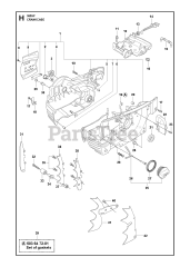 Husqvarna 365 - Husqvarna Chainsaw CRANKCASE 2