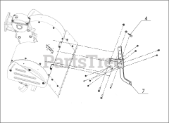 Husqvarna 590366101 - Husqvarna Tiller Attachment (2017-12) TRANSMISSION 3