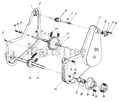 MTD 19960C - MTD Tiller Attachment (1986)