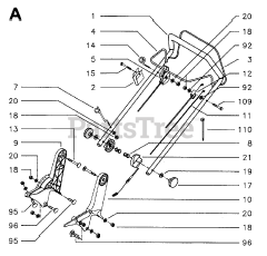 Jonsered 446 R - Jonsered Walk-Behind Mower (1995-01)