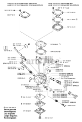 Husqvarna 357 XP - Husqvarna Chainsaw (2005-02) Carburetor Parts