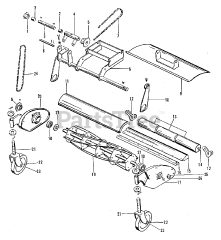 Simplicity J (994950) - Simplicity Two-Wheeled Tractor, 2hp Mower Group - 20"