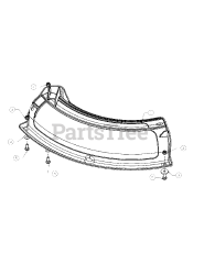 Cub Cadet 19A30012 (19A30012OEM) - Cub Cadet 30" Mulch Kit General Assembly