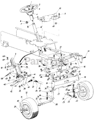 Statesman 4187-51 - Statesman Garden Tractor (1985) (Southern States)