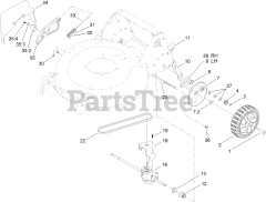 Lawn-Boy 10998 - Lawn-Boy Insight Walk-Behind Mower (SN: 312000001 - 312999999) (2012) Rear Axle and Transmission Assembly