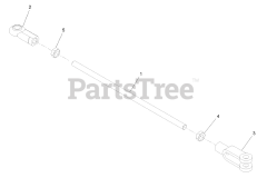 Exmark VTS541KA363CA - Exmark 36" Vantage S-Series Stand-On Mower, Kawasaki, CARB (SN: 313000000 - 313999999) (2013) Brake Linkage Assembly No. 116-4166
