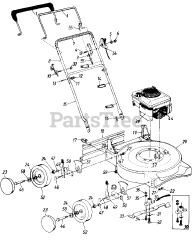 MTD 111-094R000 - MTD Walk-Behind Mower (1991)