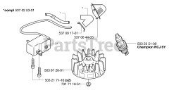 Husqvarna 326 HS 75 X - Husqvarna Hedge Trimmer (2002-01) Flywheel/Ignition
