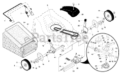 Electrolux/AYP 219611X83E (961470002-01) - Electrolux/AYP Walk-Behind Mower (2006) Drive Assembly
