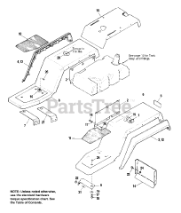 Massey Ferguson 2918 H (1692524) - Massey Ferguson 48" Garden Tractor, 18hp Fenders &amp; Footrests