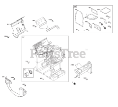 Briggs & Stratton 386447-0095-B5 - Briggs & Stratton Horizontal Engine