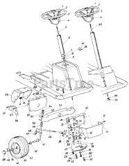 Lawnflite 135-501-049 - Lawnflite Lawn Tractor (1985) (Gibson Co-Operatives) Parts05