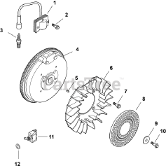 Kohler CH13-22504 - Kohler Command PRO Single Engine, Basic Version, 13hp, 9.7kW Ignition/Electrical 5-27-204