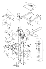 Exmark TT4815KC - Exmark 48" Turf Tracer Hydro Walk-Behind Mower, 15hp Kohler (SN: 130000 - 149999) (1997)