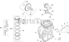Kohler CH13-22504 - Kohler Command PRO Single Engine, Basic Version, 13hp, 9.7kW Crankcase 2-27-17