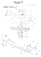MTD 19746-9 - MTD 28" Tiller Attachment (1989)
