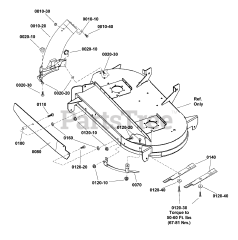 Simplicity 1696669 A-01 - Simplicity 42" Bagging Boot, Blade & Baffle