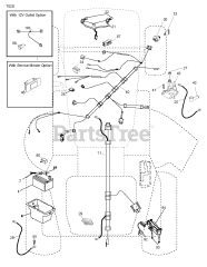 Husqvarna LTH 171 (960410208-00) - Husqvarna Lawn Tractor (2010-08) ELECTRICAL