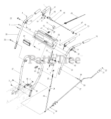 Huskee 31AS6CEG731 - Huskee Snow Thrower (2005) (Tractor Supply) Handle