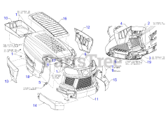 Craftsman 247.270470 (1427A3ZW099) - Craftsman G8600 Garden Tractor (2017)