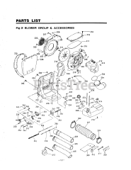 RedMax EBA 431 - RedMax Backpack Blower (SN: 509227 - 711926) (1995-01)