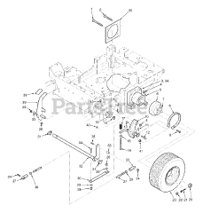 Scag SZC36A-16HN - Scag Z-Cat 36" Zero-Turn Mower, 16hp Honda (SN: B3900001 - B3999999) Brake Components