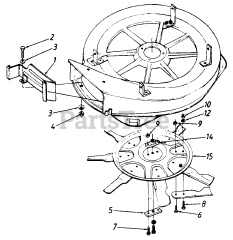 Cub Cadet 093 (190-093-100) - Cub Cadet 30" Mulch Kit (1992) att