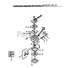 Husqvarna 21 LCN - Husqvarna String Trimmer (1995-12) Carburetor Assembly Kit