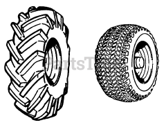 Simplicity 7117 H (1690480) - Simplicity Garden Tractor, 17hp