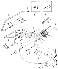 Toro 91-20KS02 (D-200) - Toro Lawn Tractor (1979) Hydraulic System