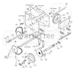 Murray 629108x5A - Murray 29" Snow Thrower (2002) Drive