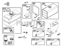Briggs & Stratton 190432-6059-01 - Briggs & Stratton Horizontal Engine