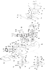 MTD 195-765-000 - MTD Mower Deck Assembly Only (1985)