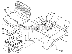 Toro R2-16BE01 (246-H) - Toro Yard Tractor (SN: 020000001 - 029999999) (1992)