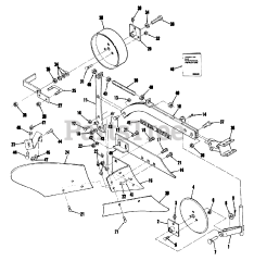 Toro 87-45CR01 - Toro 45" Cultivator Attachment (1978) Moldboard Plows Vehicle Identification Numbers 87-08pl01, 8 In. (20.3 Cm)  87-12pl01, 12in. (30.5 Cm)