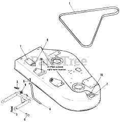 Simplicity 1690531 - Simplicity 36" Mower Deck