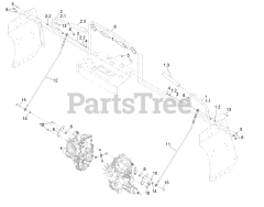 Exmark ARX440GKC24000 - Exmark 24" Stand-On Aerator, Kohler CH440 (SN: 402082300 - 404314158) (2018) Motion Control Assembly