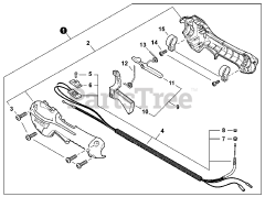 Echo PPF-225 - Echo Pole Saw (SN: E03214001001 - E03214999999) Control Handle