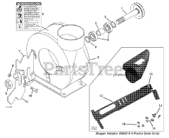 Gravely 890015 - Gravely Grass Bagger for PM310 (SN: 000101 & Above)