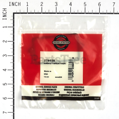 Snapper 27803 Use 27803s: Gasket-Breather - image 3