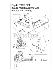 RedMax EBZ 5100 - RedMax Backpack Blower (SN: 70700001 & Above)
