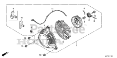 Honda GXH50 UTX SXET (GCBYT) - Honda Engine, Made in Thailand (SN: GCBYT-2000001 - GCBYT-9999999)