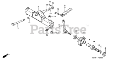 Honda H5518 NA2/D (TZAC) - Honda Multi-Purpose Tractor, Made in Japan (SN: TZAC-3500001 - TZAC-3599999) 2WD FRONT AXLE