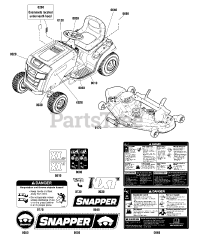 Snapper NXT 2242 (2691024) - Snapper LT125 Series 42" Lawn Tractor, 22hp, Canada
