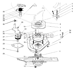 Toro 22154 B - Toro Walk-Behind Mower (SN: 069000001 - 069999999) (1996)
