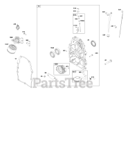 Briggs & Stratton 305447-0191-B5 - Briggs & Stratton Horizontal Engine Crankcase Cover and Lubrication Group